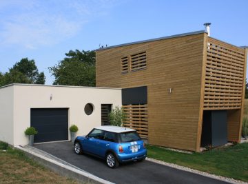 Maison Ossature bois Gilbert BARDAGE EXTÉRIEUR Sapin Nord autoclavé