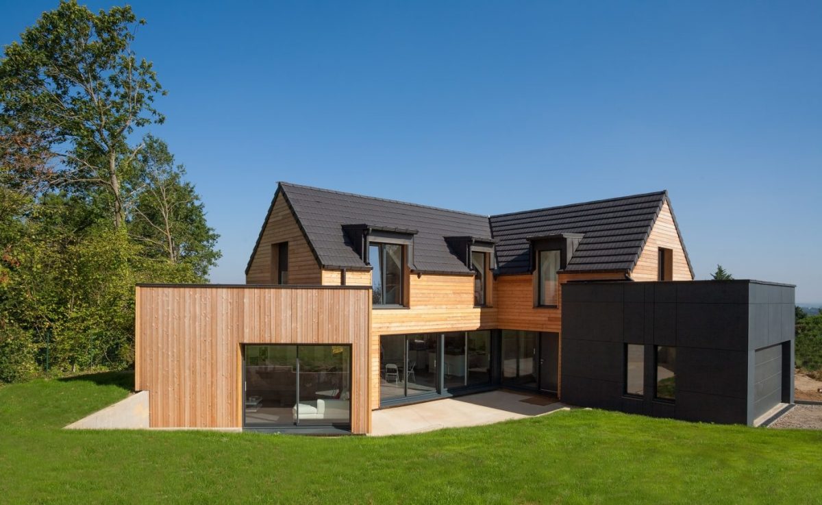 MAISON ARCHITECTE EN OSSATURE BOIS ORGEVAL yvelines